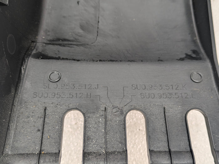 2015-2018 Audi 8U Q3 Steering Column Cover Upper & Lower Trim 8U0953512J/8U0953515A