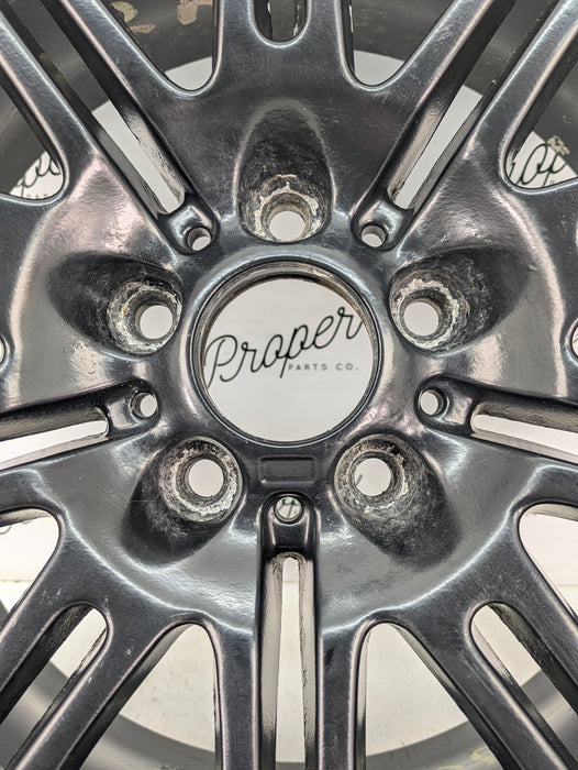 BMW E46 M3 OEM Black Staggered Style 67 Front M-Double Spoke Wheels/Rims Set Of 4 18X8 18x9 2229950/2229960 *Note*