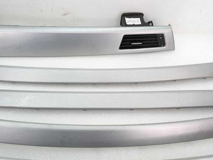 BMW E92 335xi 335i 328xi 328i Coupe Brushed Aluminum iDrive Interior Trim Set *DAMAGE*