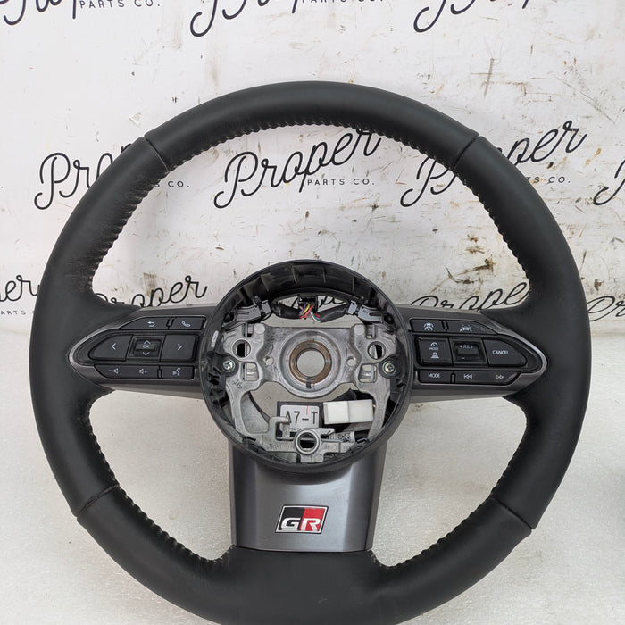 Toyota GZEA14 GR Corolla Manual Transmission Heated Leather Steering Wheel W/Buttons
