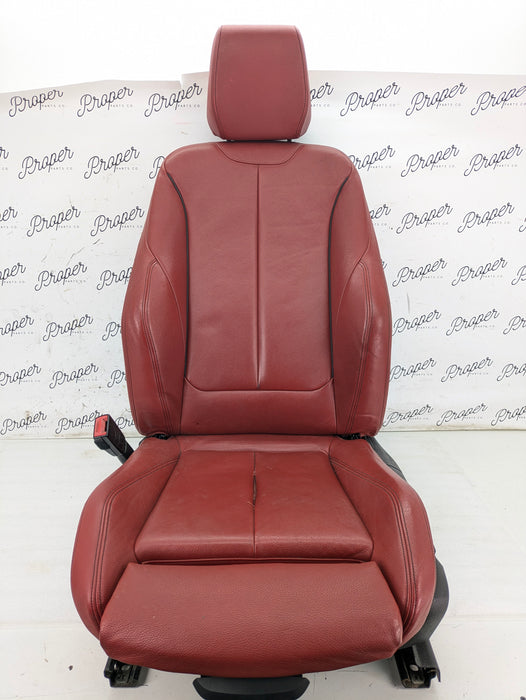 BMW F22 228xi M235xi 230xi M240xi M Sport Coral Red Dakota Leather Interior Seat & Door Panel Set *NOTE*