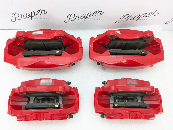 Chevrolet C7 Corvette Stingray Front & Rear Brembo Brake Calipers Set Red 20C79021/20C79022/20B95348/20B95347 *NOTE*