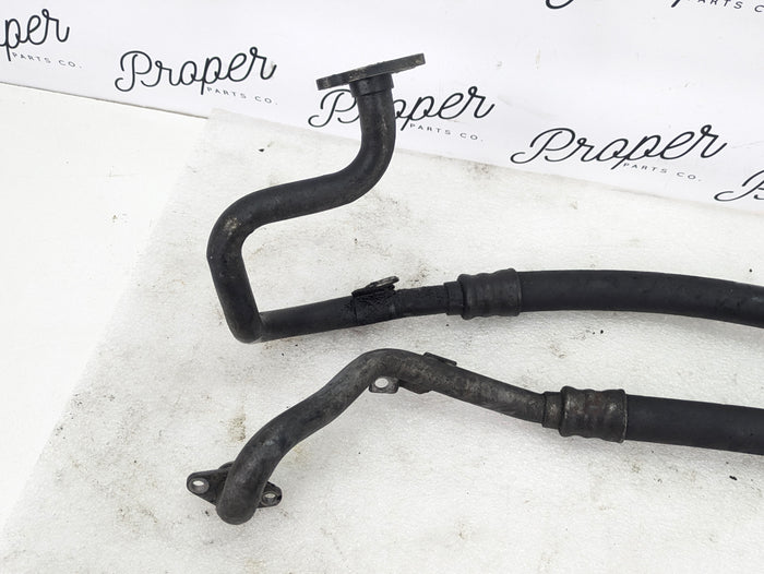 BMW E60 E61 M5 E63 E64 M6 S85 Engine Oil Filter Housing Inlet/Outlet Pressure Lines 7837253/7837254