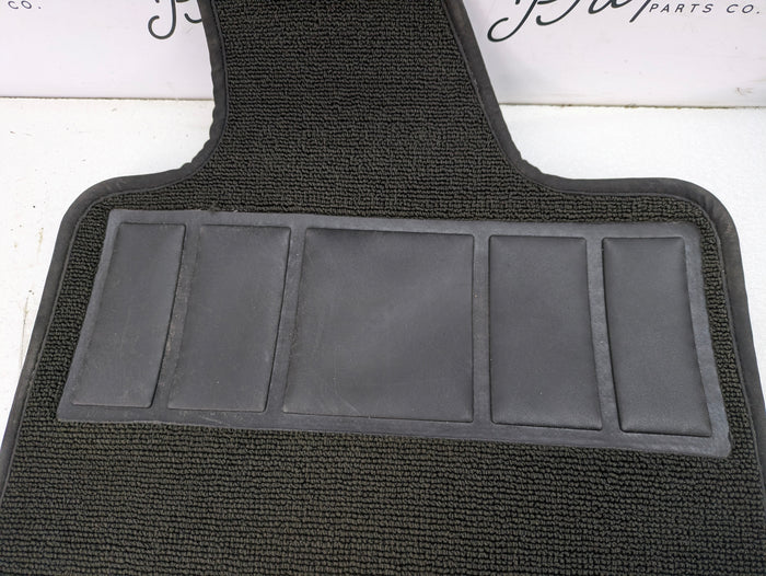 Chevrolet C7 Corvette Stingray Black Carpet Summer Floor Mats Set 84196982 *DAMAGED*