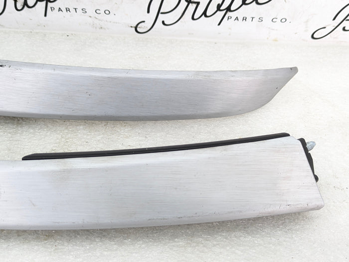 BMW E60 E61 M5 550i 535xi 530xi 525xi Aluminum Shadow Interior Console Door Vent Trim Set