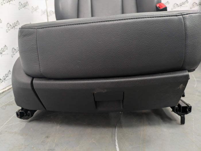 2018 Audi 8U Q3 Front Black Leather Seats Set Left Right Complete