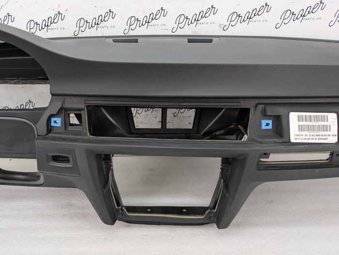 BMW E90 E92 E91 325xi 335xi 330xi 328xi 323i M3 Black Non-iDrive/Non-Navigation/Single Scoop Dashboard & Airbag 7143779