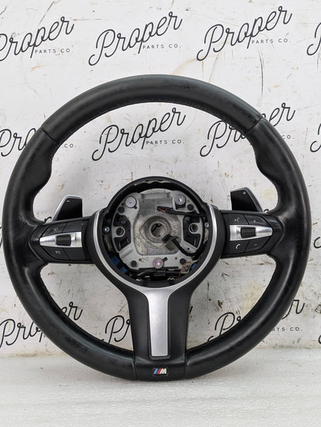 BMW F30 F32 F31 F33 F34 F36 340xi 330xi 335xi 328xi 320i M Sport Heated Leather Steering Wheel W/Paddles 3074437