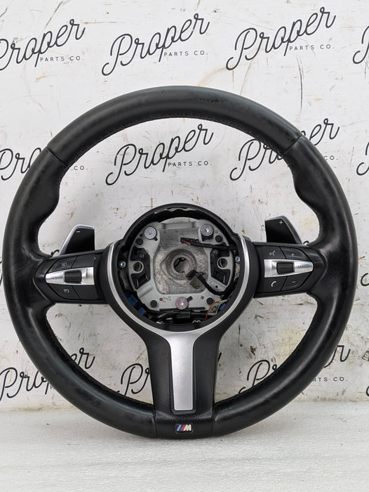 BMW F30 F32 F31 F33 F34 F36 340xi 330xi 335xi 328xi 320i M Sport Heated Leather Steering Wheel W/Paddles 3074437