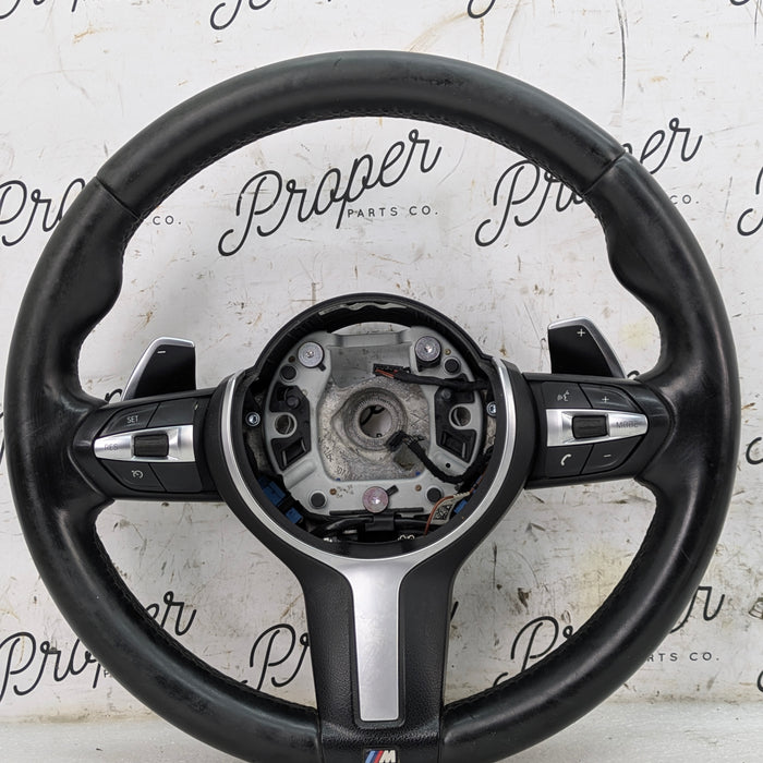 BMW F30 F32 F31 F33 F34 F36 340xi 330xi 335xi 328xi 320i M Sport Heated Leather Steering Wheel W/Paddles 3074437