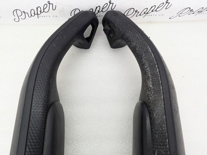 BMW E46 M3 ZHP 330Ci Coupe/Convertible Black Cube Door Handle Armrest Trim Set 51417904069/51417904070 *Damaged*