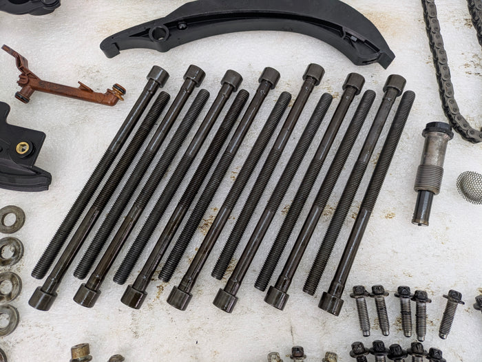 BMW F97 X3 M S58 Internal Engine Head Bolts Chain Guide & Misc Hardware 11128644675