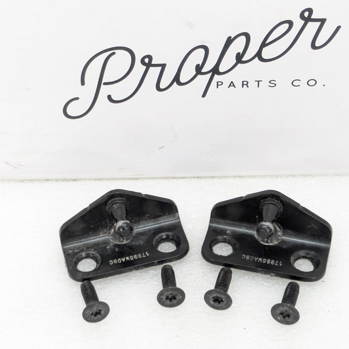 Chevrolet C7 Corvette Stingray Targa Top Rear Hatch Body Side Lift Strut Mounting Bracket Set Pair 17995WA09C