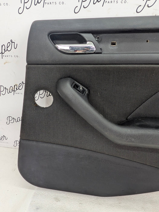 BMW E46 330i 328i 325i 323i ZHP M Sport Sedan Wagon Front & Rear Door Card Panel Set Laser Cloth Alcantara