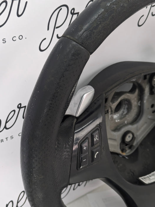 BMW E90 E91 E92 E93 3 Series M Sport Steering Wheel W/Paddles 7841396 *DAMAGED*
