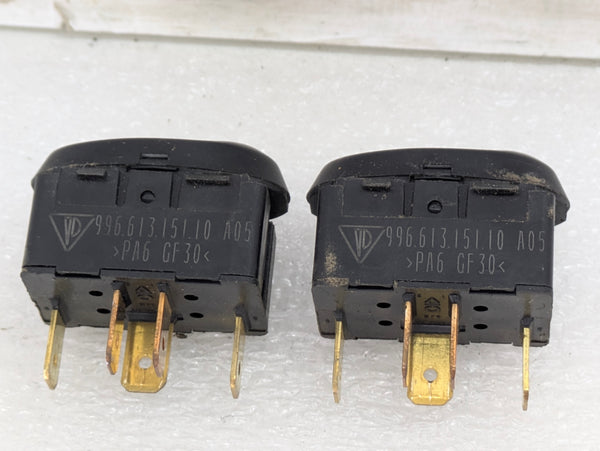 Porsche 996.2 911 Carrera 4 Left/Right Window Switch Set 99661315110