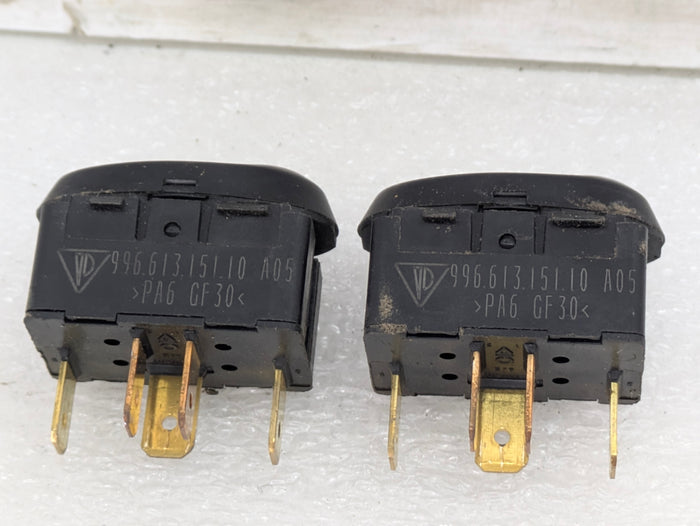 Porsche 996.2 911 Carrera 4 Left/Right Window Switch Set 99661315110