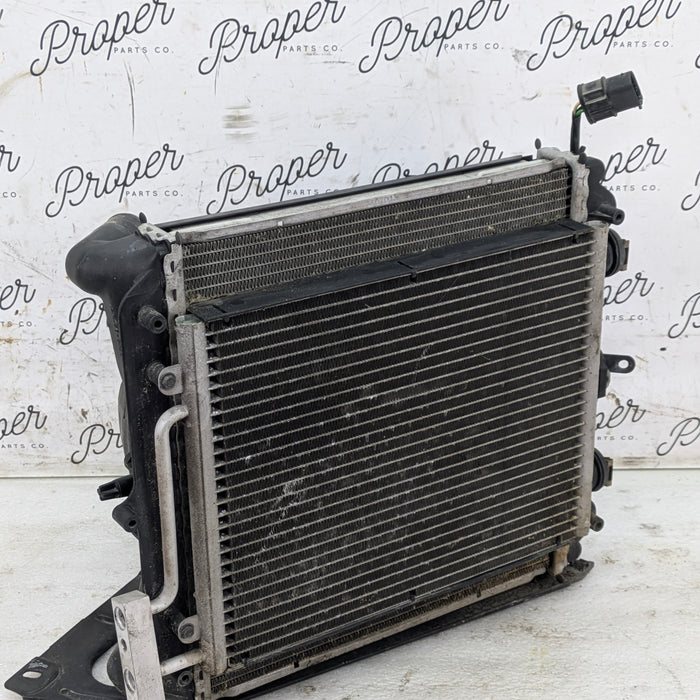 Porsche 996.2 911 Carrera 4 Left/Driver Side Radiator AC Condenser Cooling Fan Shroud 99657311100/99662403502/99610603361/99610613151