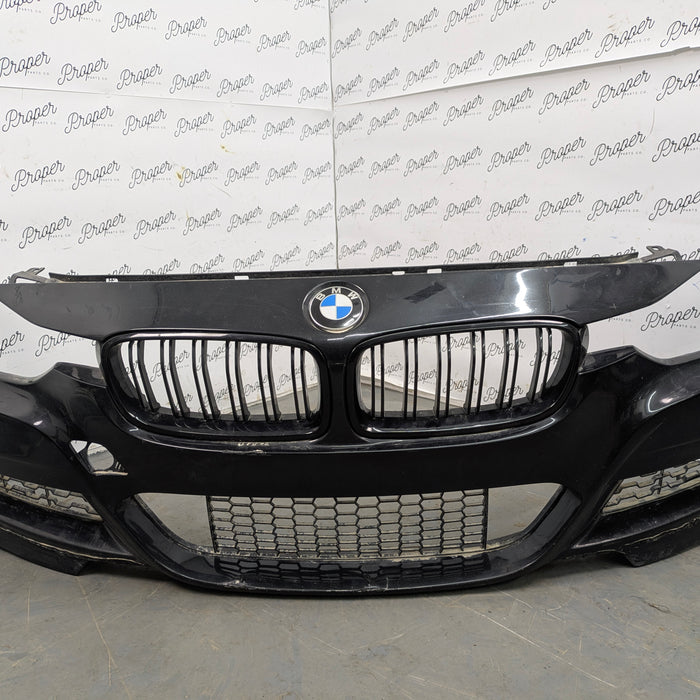 BMW F30 F31 3 Series M Sport Front Bumper Black Sapphire Metallic (475) *DAMAGED*