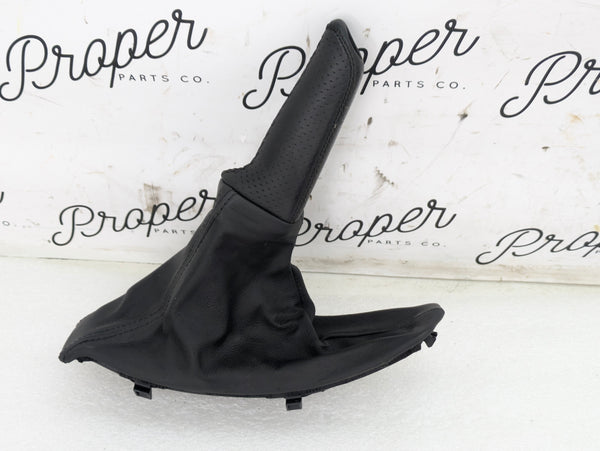 BMW E90 E91 E92 E93 3 Series M Sport Perforated Black Leather Parking Brake Boot 7900777