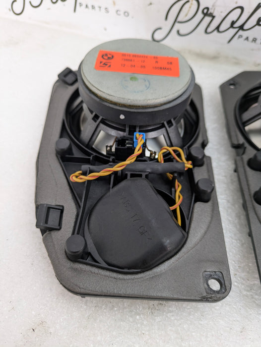 BMW E61 530xi L7 Logic 7 Hifi Midrange Rear Speaker & Tweeter Pair Left/Right 6934423/6934424