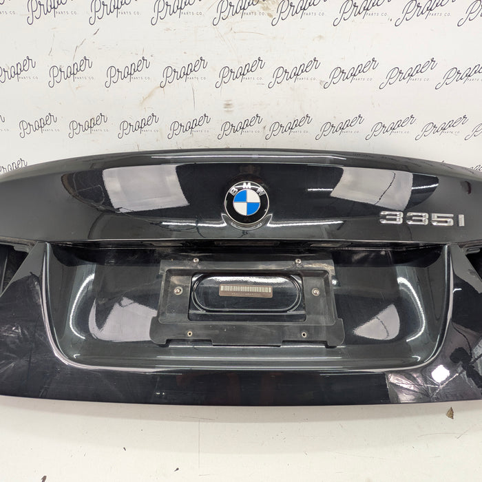 BMW E90 335xi 330xi 328xi 325xi 323i M3 LCI Trunk Lid Black Sapphire Metallic (475)