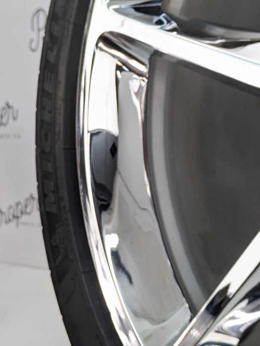 Chevrolet C7 Corvette Stingray Front Wheel Rim Chrome Split 5-Spoke 19