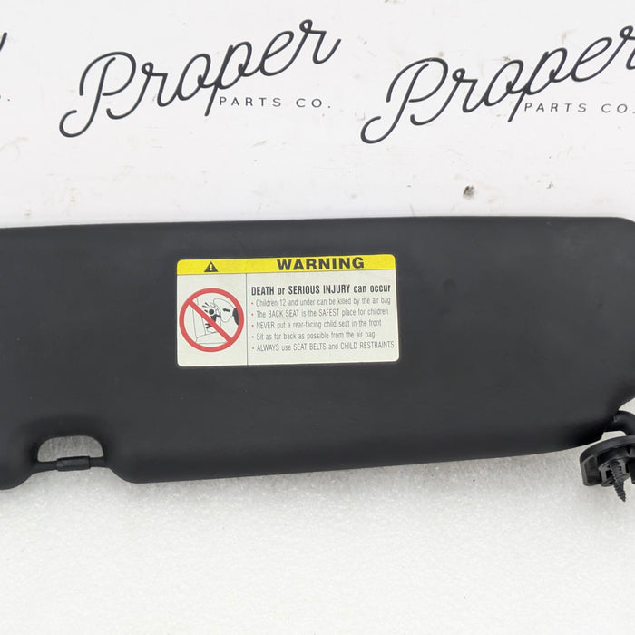 BMW E46 M3 330ci 325ci 323ci Convertible Black Leather Sun Shade Visor Right 51168245086