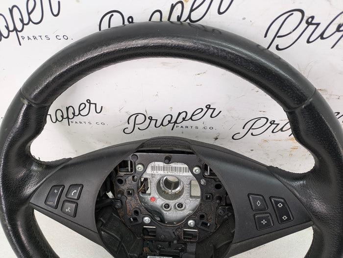 BMW E60 E61 530xi 545xi 540xi  M Sport Leather Steering Wheel 32342283939/6041557