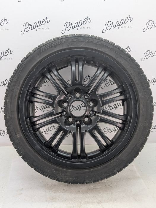 BMW E46 M3 OEM Black Staggered Style 67 Front M-Double Spoke Wheels/Rims Set Of 4 18X8 18x9 2229950/2229960 *Note*
