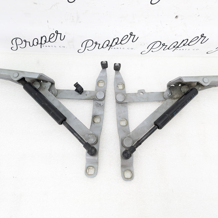 BMW Z3 M Roadster Left & Right Trunk Hinges Set Silver 8397327/8397328/2497679