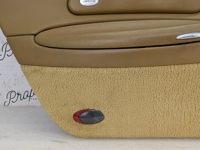 Porsche 996.2 911 Carrera 4 Cabriolet Convertible Left/Driver Side Front Interior Door Panel Savanna Beige Leather 99655532100/99655583300