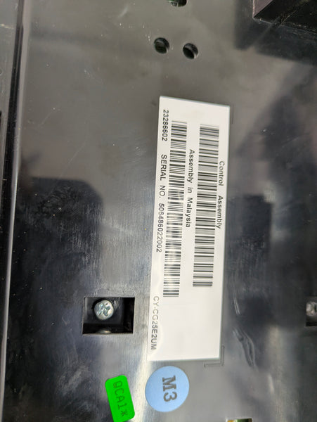 2015 Chevrolet 5th Gen Camaro 2SS HVAC Climate Control Navigation Display Panel 23286602 *Damaged*