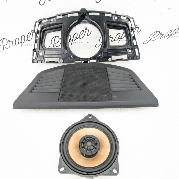 BMW E93 E92 E91 E90 3 Series Canter Navigation Dashboard Speaker W/Bracket & Trim 7123751/7123750/7838915