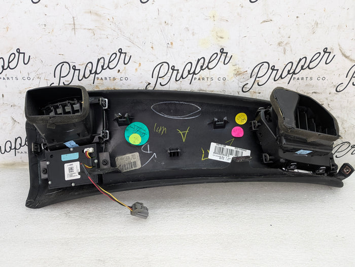 Chevrolet C7 Corvette Stingray Z51 Right/Passenger Side Black Dashboard Trim W/Vents & Seat Temp Control Switch 23145855/340151AB *DAMAGED*