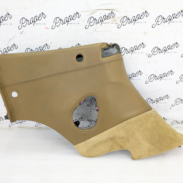 Porsche 996.2 911 Carrera 4 Cabriolet Convertible Left/Driver Side Rear Interior Trim Panel Savanna Beige Leather 99655507113 *DAMAGED*