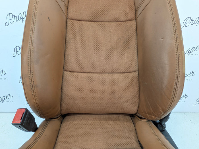 Chevrolet C7 Corvette Stingray 3LT Left/Driver Side GT Napa Leather Heated & Vented Seat Kalahari Brown (346) *DAMAGED*
