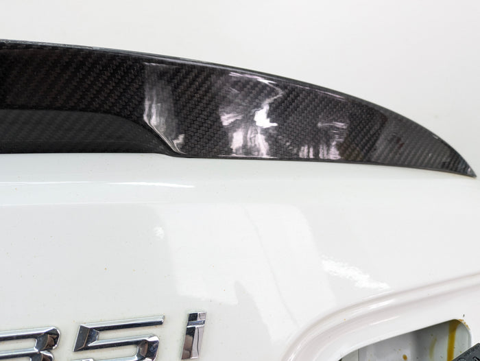 BMW E92 M3 335i 328i LCI Coupe Trunk Lid W/Aftermarket Spoiler Alpine White (300) 41627254428