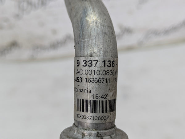 BMW F36 F30 F32 F33 F34 340xi 440xi AC Evaporator To AC Compressor Hose 9337136