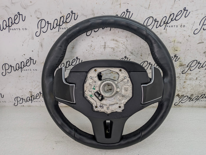 BMW G22 G23 G20 G26 430ix 330ix 330ex M Sport Heated Leather Steering Wheel W/Paddle Shifters 32308746693