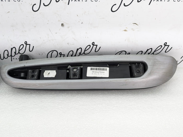 BMW E46 M3 330ci Coupe/Convertible Rear Panel Armrest Set Brushed Aluminum Trim 8241211/8241212