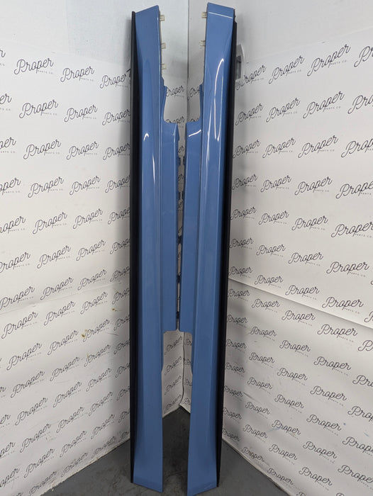 Bmw F82 Side Skirts W/Flare Left/Right (Yas Marina Blue)  51772350717/51772350718