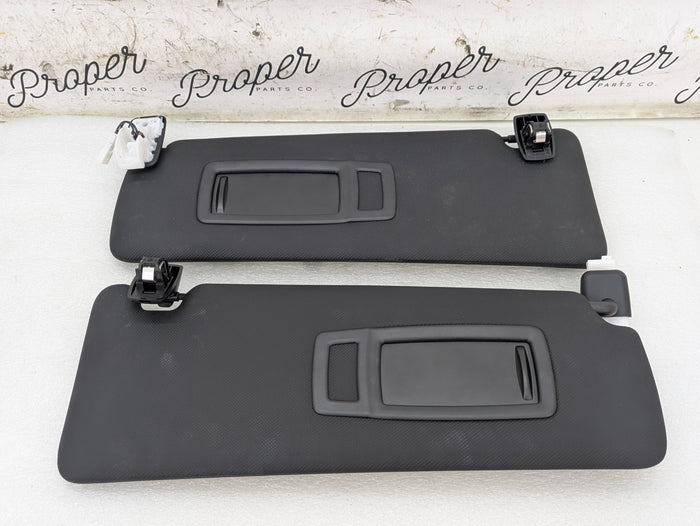 BMW F36 F32 F30 F31 F34 440xi 435xi 428xi 430xi Left & Right Black Sun Visor Set 8061314/8061313