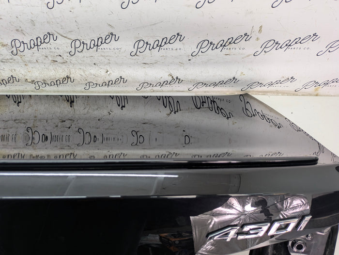 BMW G22 G82 430ix M440ix M4 Rear Trunk Lid W/Spoiler & Camera Black Sapphire Metallic (475) 41007956379
