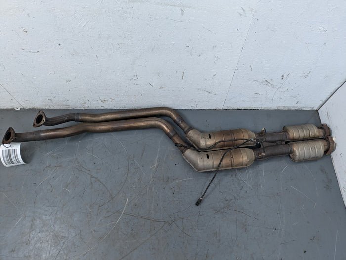 BMW Z3 M Coupe Roadster S52 Exhaust System Mid Section & Catalytic Converters 1744163/1744164