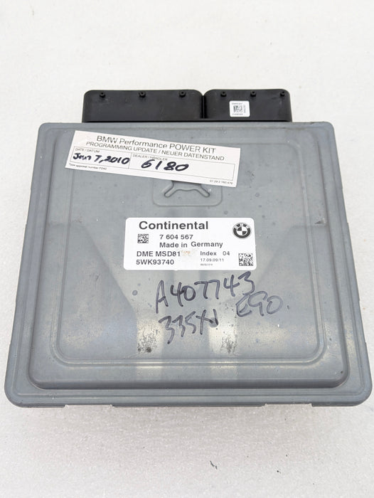 BMW E90 E92 E93 335I 335XI N54 Performance Power Kit PPK Tuned Engine ECU DME MSD81 11122157665