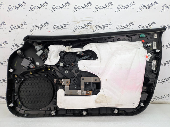 Chevrolet C7 Corvette Stingray Z51 Left/Driver Side Jet Black Leather Door Panel Card