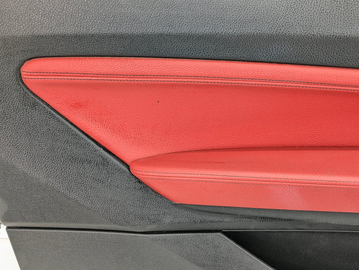 BMW F22 228xi M235xi 230xi M240xi Left/Driver Side Front Coral Red Interior Door Panel Card 7268403