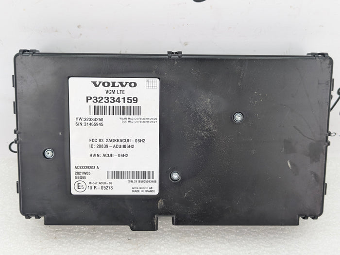 2021 Volvo V60 T6 R-Design Telematics Communication Module Control Unit 32334159