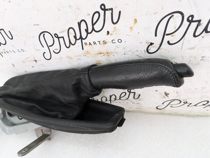 BMW E46 M3 Emergency Parking Brake Lever Handle W/Black Leather Boot 1164489